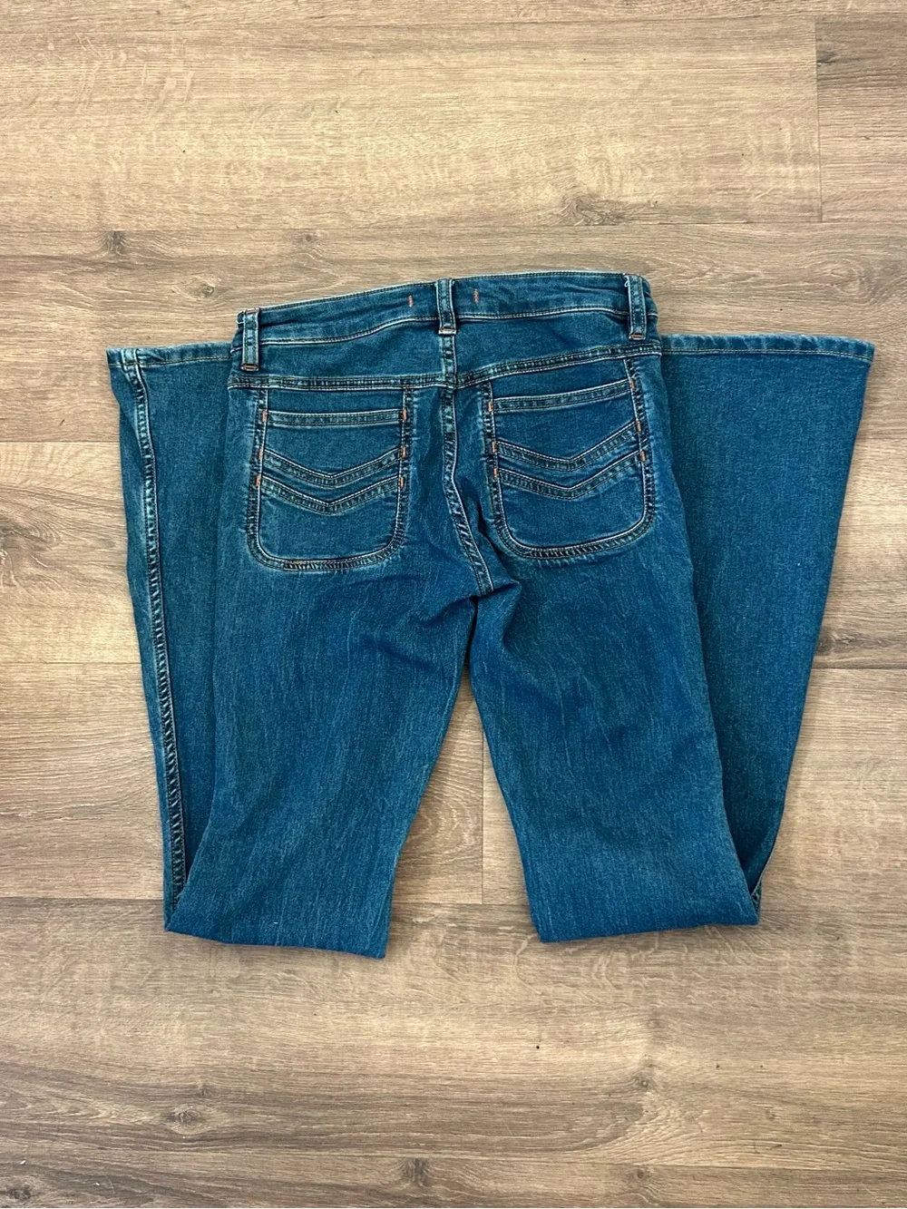 Free People Skinny Jeans in Dark Blue Denim